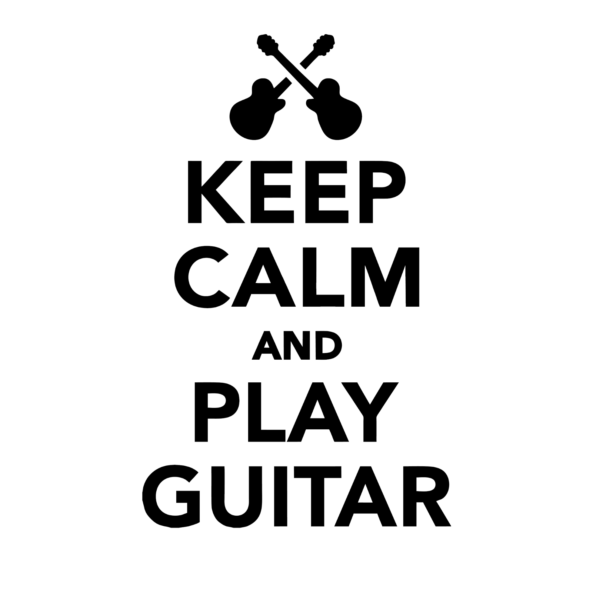 Keep calm and play Guitar